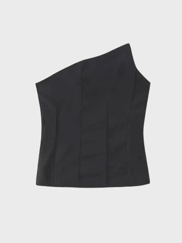 Asymmetrische Dames Bustier Top - Sexy Backless Design met R, Kleding | Dames, Tops, Verzenden, Nieuw