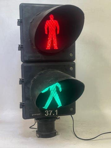 voetgangers stoplicht - Lichtbord - IJzer, Plastic