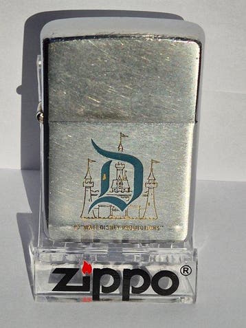 Zippo - Walt Disney Productions Blue D Castle 1968 -