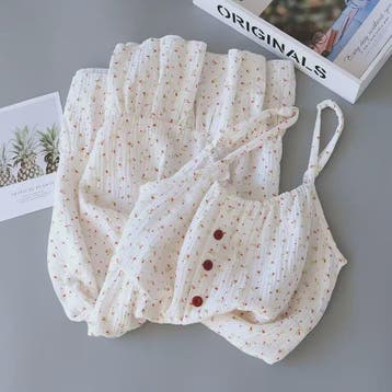 Zomer Pyjama Set Dames - Bloemendruk Nachtkleding met Knopen, Verzenden, Nieuw