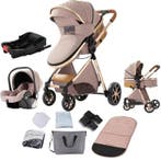 3-in-1 Kinderwagen Reissysteem met ISOFIX en Autostoel, Verzenden, Nieuw