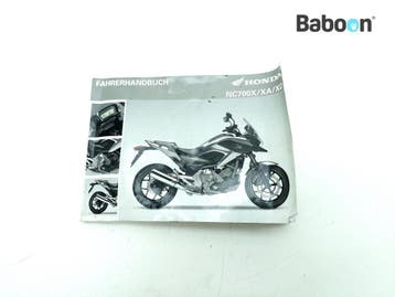 Instructie Boek Honda NC 700 X 2012-2013 (NC700X) German, Verzenden, Gebruikt