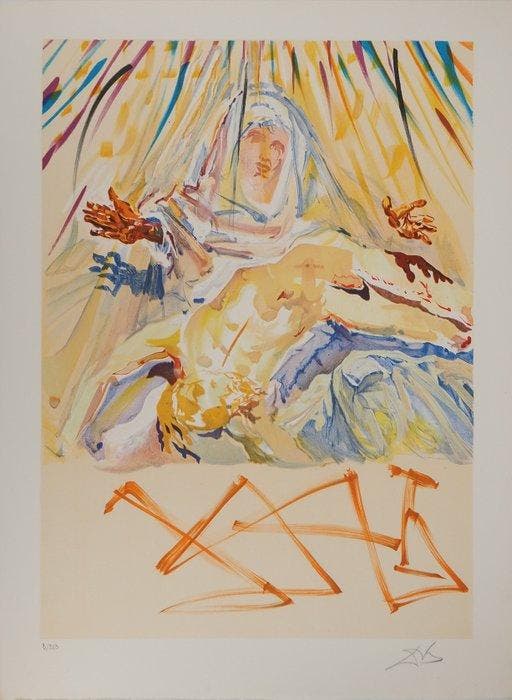 Salvador Dali (1904-1989) - La Madonne, Antiek en Kunst, Antiek | Overige Antiek