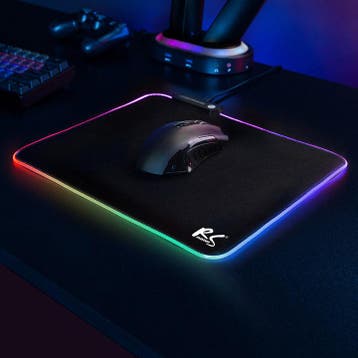 RGB gaming muismat - 30 x 25cm, Spelcomputers en Games, Games | Overige, Ophalen of Verzenden, Nieuw