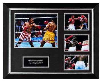 Sugar Ray Leonard - vs. Thomas Hitman Hearns - Hand Signed, Nieuw