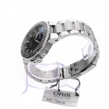Oris Aquis Date Relief 01 733 7766 4158; Automatisch Here..., Overige merken, Staal, Polshorloge, Ophalen of Verzenden