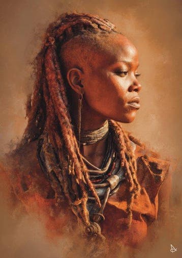 A. di Martino - Himba Tribe Namibia Sahara Special Limited