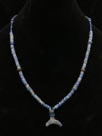 Oud-Bactriaans Ketting gemaakt van lapis-lazuli kralen met