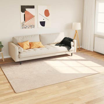 vidaXL Vloerkleedloper MARSA Crèmekleurig 190 x 300 cm, Verzenden, Nieuw, Crème