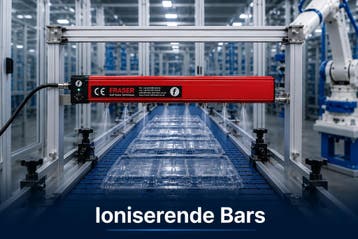 Ioniserende bars voor productielijnen