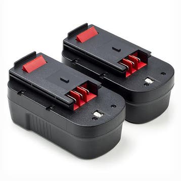 2x Black & Decker A1718 / A18 / HPB18, 123accu huismerk, Verzenden, Nieuw