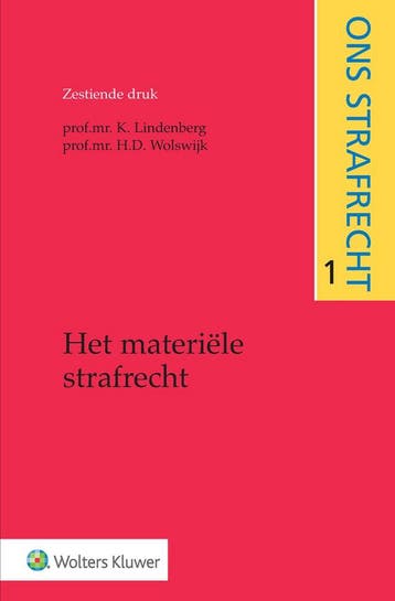 9789013146936 Het materiele strafrecht | Tweedehands, Verzenden, Zo goed als nieuw, K. Lindenberg
