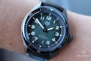 TAG Heuer Autavia Bronze Green WBE5190.FC8268 Nieuw Full set, Overige materialen, Leer, Polshorloge, Nieuw
