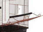 Vogelkooi Flamingo Agnes Koper/Zwart – Parkietenkooi met.., Verzenden, Nieuw, Metaal, Vogelkooi