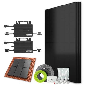 Zonnepanelen Pakket Schuindak 1.3 kW 3x 430Wp Micro-omv., Ophalen of Verzenden, Nieuw