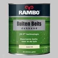 Rambo Buitenbeits Dekkend Ivoorwit 1101 Zijdeglans - 10 Lite, Verzenden, Nieuw