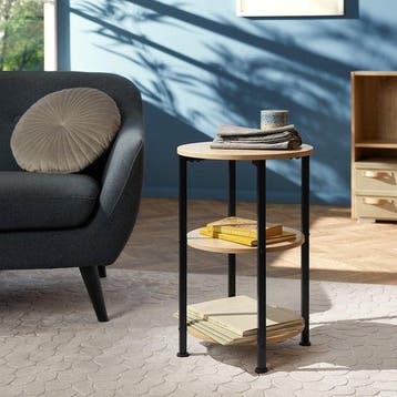 2dekans | tectake® - Bijzettafel - Sidetable - Bijzettafel -, Huis en Inrichting, Ophalen of Verzenden, Zo goed als nieuw
