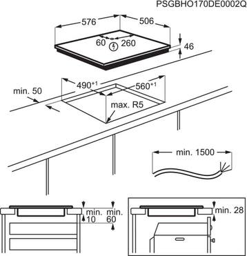 Electrolux LIT8140M Inductiekookplaat - 80 cm - Hob2Hood, Verzenden, Nieuw
