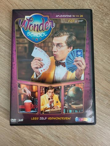 DVD - Wonder school - Leer Zelf Verwonderen - Afl. 14 t/m 26, Cd's en Dvd's, Dvd's | Kinderen en Jeugd, Gebruikt, Verzenden, Alle leeftijden