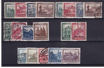 Duitse Rijk 1930/1933 - Internationale, Gestempeld