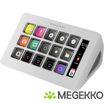 Mars Gaming MSD-ONE Slim Control Deck Wit, Verzenden, Nieuw