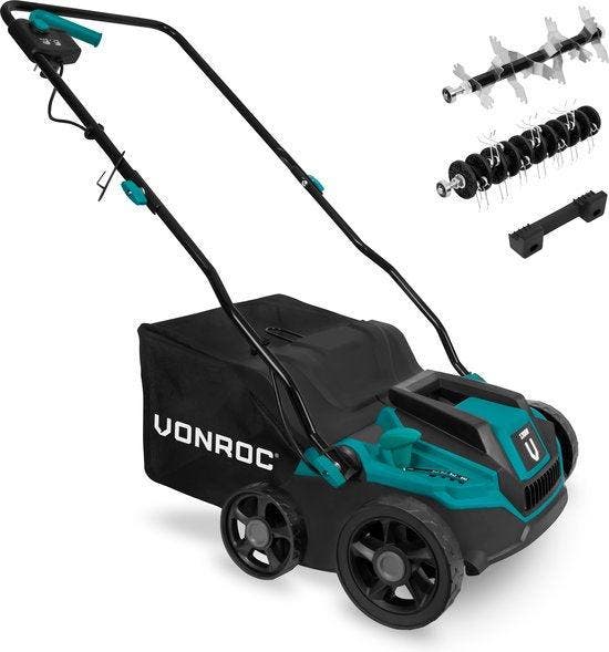 2dekans | VONROC Elektrische verticuteermachine -, Doe-het-zelf en Verbouw, Gereedschap | Overige machines, Zo goed als nieuw