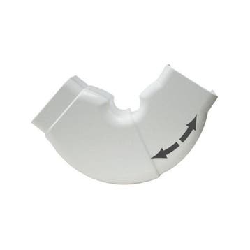 Canalit Beweegbare platte bocht 90 x 65 mm wit, Ophalen of Verzenden, Nieuw