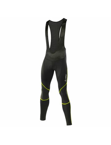 Loeffler fietsbroek lang M Bike Bib Tights WS Elastic voo..., Verzenden, Nieuw, Zwart