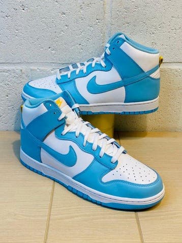 Nike - Dunk White Blue UNC P47,5 - Sneakers - Maat: EU 47.5, Nieuw