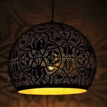 Filigrain hanglamp in oosterse, arabische marokkaanse sfeer, Verzenden, Nieuw, Oosters, Metaal