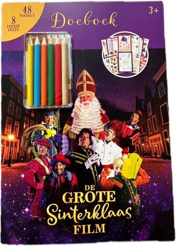 De grote Sinterklaas film doeboek - potloden, Verzenden, Gelezen