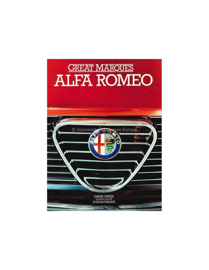 GREAT MARQUES: ALFA ROMEO, Boeken, Auto's | Boeken, Alfa Romeo