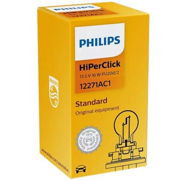 Philips PCY16W HiPerClick Oranje 16W 12V 12271AC1 Autolamp, Auto-onderdelen, Verlichting, Verzenden, Nieuw