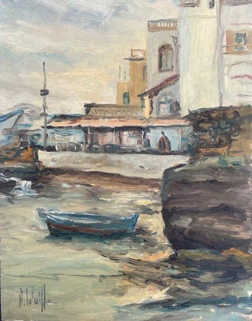 Dieter Wulff (1929-2010) - Am Hafen