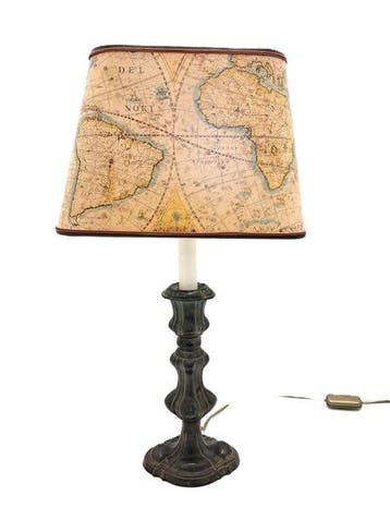 Tafellamp - Metaal, Koper, Antiek en Kunst, Curiosa en Brocante