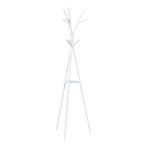 Kledingrek Edet kapstok met plank 179x48x48 cm wit [en.casa], Verzenden, Nieuw