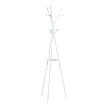 Kledingrek Edet kapstok met plank 179x48x48 cm wit [en.casa], Verzenden, Nieuw