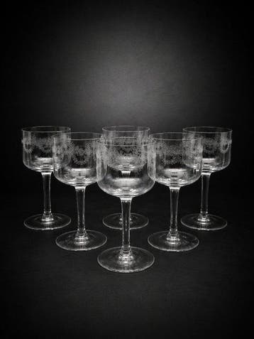 Baccarat - Drinkset (6) - Beauharnais - Kristal - Rode