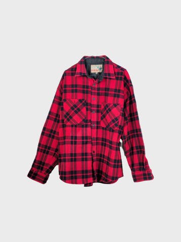 Out Of Town Casual Shirt Heren maat XL Zwart Vintage, Ophalen of Verzenden, Zo goed als nieuw, Zwart, Out Of Town