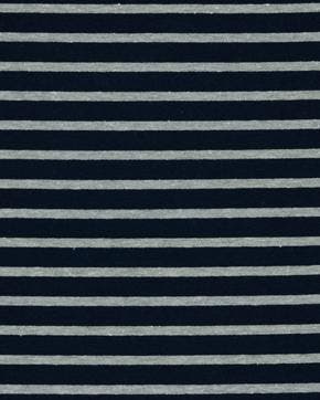 Sweatstof Streep Navy/Grijs, Nieuw, Grijs