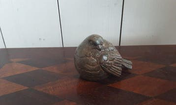 P. Chenet - Beeld, Vogel - 5 cm - Brons