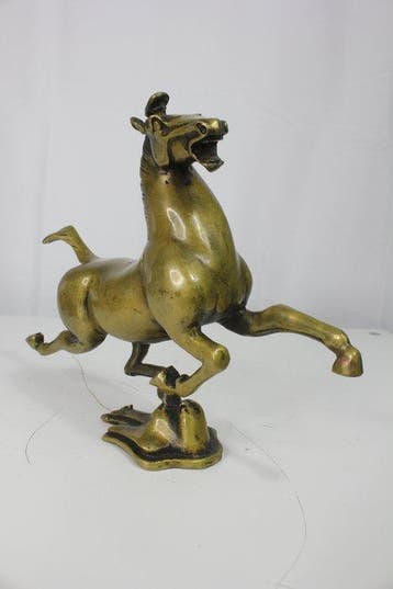 sculptuur, Pferdeskulptur – galoppierendes Pferd - 16 cm -