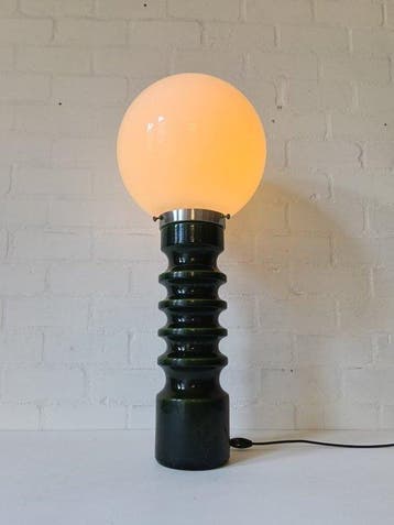 Lamp - Keramiek, Glas - XL, groen