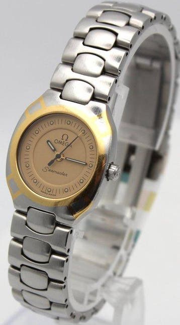 Omega - Seamaster Polaris 18K Gold & Steel Quartz - Zonder, Nieuw