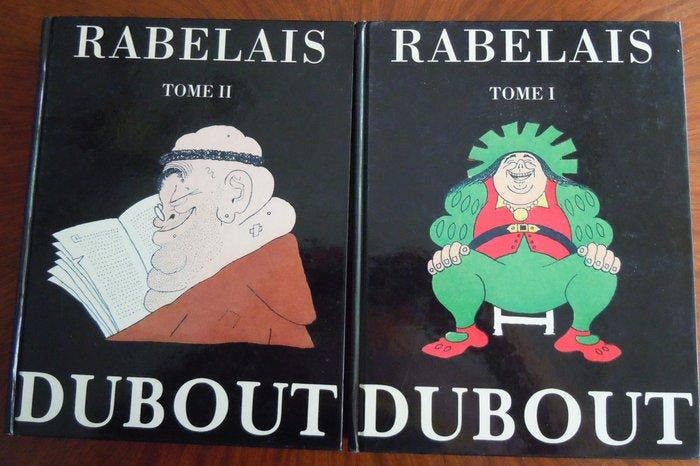 Rabelais illustrations Dubout - Gargantua et Pantagruel -, Antiek en Kunst, Antiek | Boeken en Bijbels