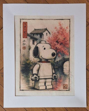Emma Wildfang - Snoopy - Lego inspired Series -Anime Ukiyo, Nieuw