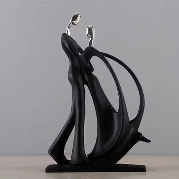Dansend Koppel Decoratief Beeld | Moderne Resin Sculptuur, Verzenden, Nieuw in verpakking