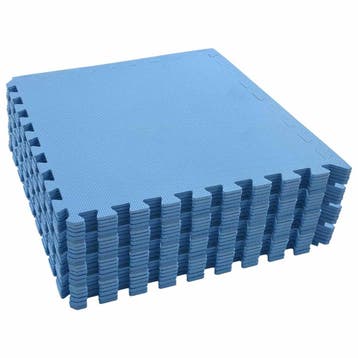 vidaXL Zwembad Grondmat 24 st Blauw 8,64  EVA Schuim, Verzenden, Nieuw