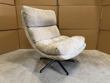 Veiling - Fauteuil Loma (Set van 2) - Draaibaar - Weefstof -, Nieuw