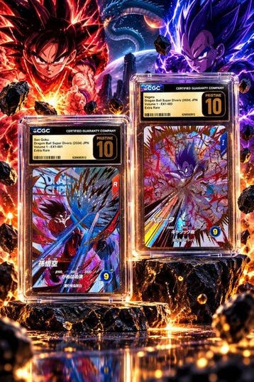 Bandai - 2 Graded card - Dragon Ball, Dragon Ball Z - Son, Nieuw